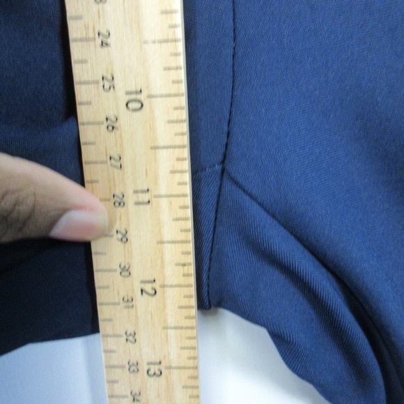 Elaine Kim Tech Stretch Cropped Flare Legging Olga L Blue Lagenlook Pants 288 - Picture 14 of 16